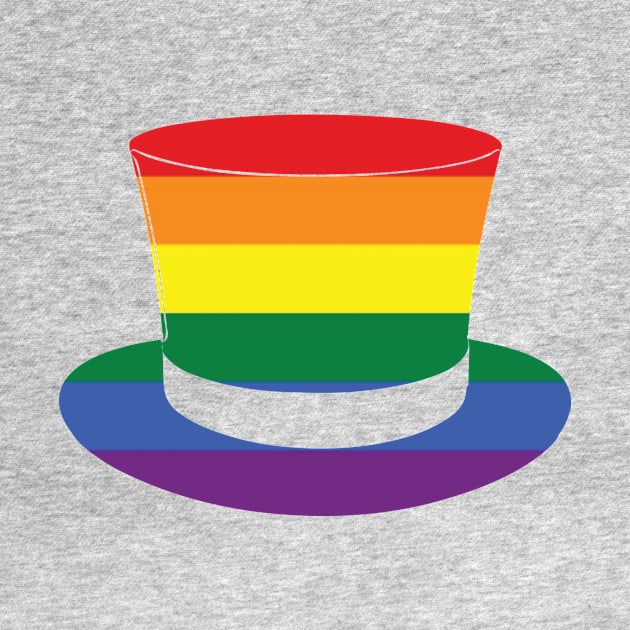LGBTQ Rainbow St. Patrick's Day Hat Design by SiGo